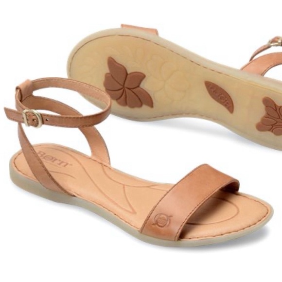 Born Africa Leather Flat Sandals size 8.5M - Picture 3 of 11